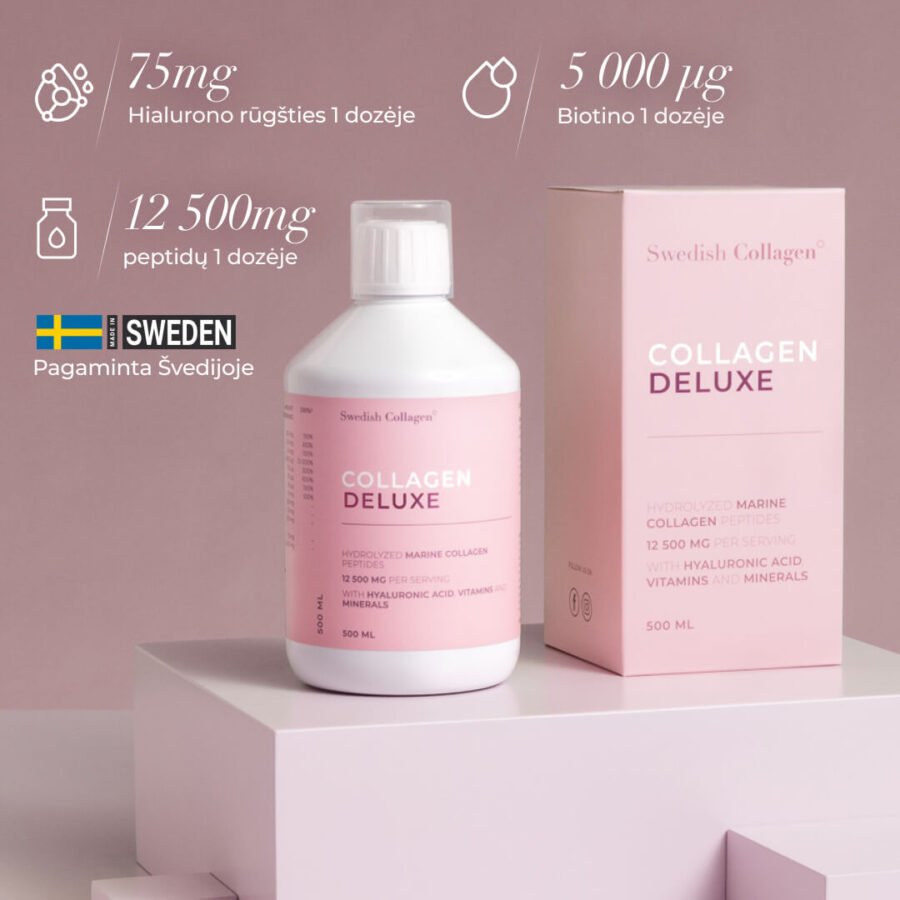 Geriamas kolagenas - 12500 mg peptidų Geriamas kolagenas - 12500 mg peptidų