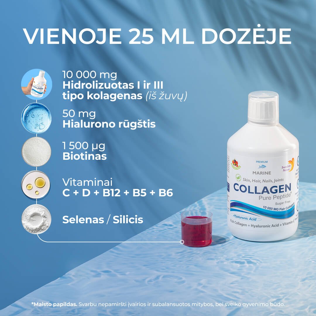 Collagen 10 000 mg peptidu sudetis - Juriniskolagenas.lt Collagen 10 000 mg peptidu sudetis - Juriniskolagenas.lt