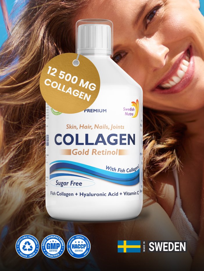 Skystas kolagenas is Skandinavijos Gold Retinol