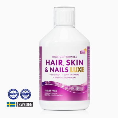 Hair, Skin & Nails Luxe Grožio Kompleksas su Kolagenu ir Biotinu